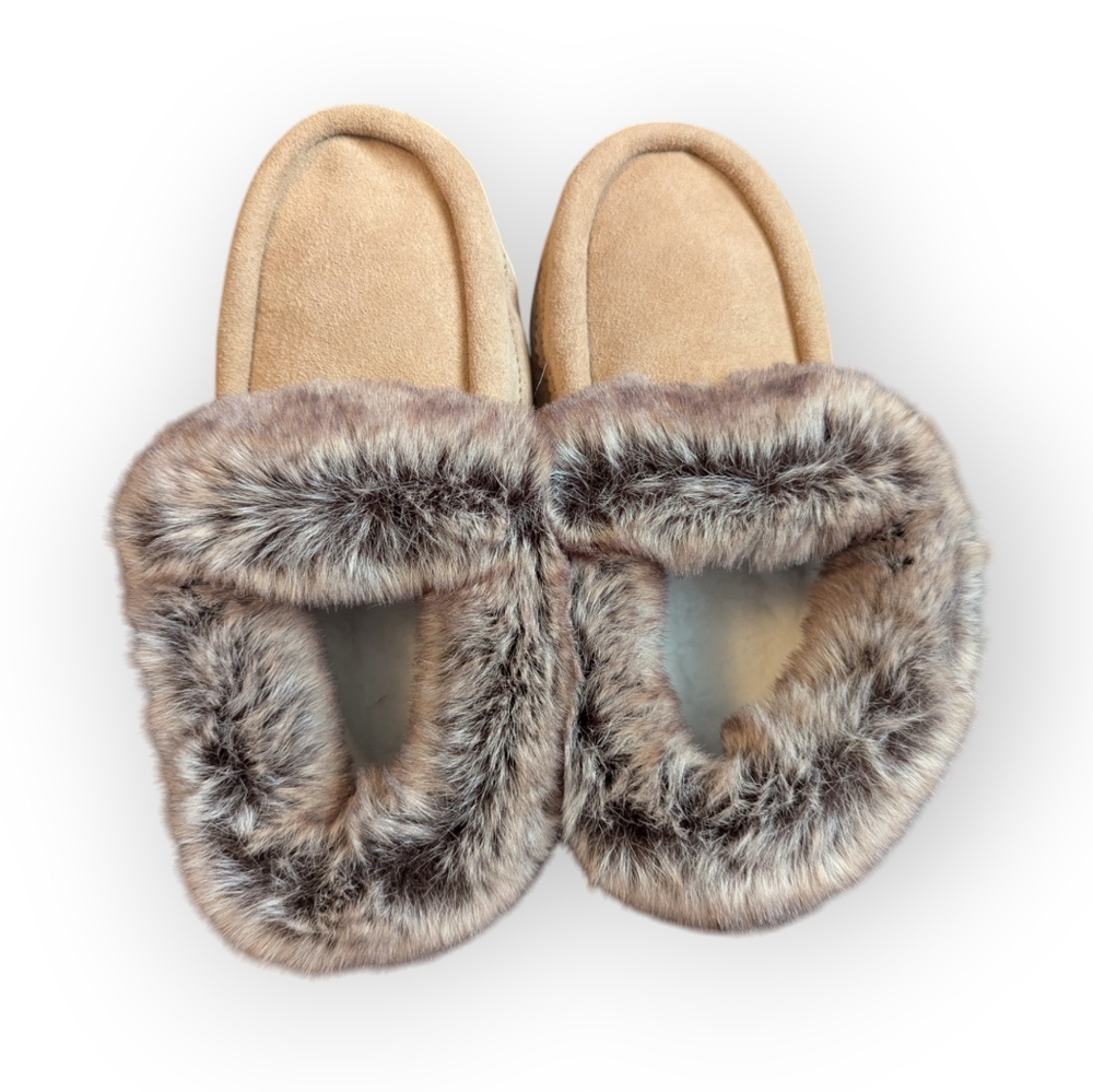 Manitobah Mukluks Slipper Suede Leather Women's Size 8 Kiiyaamaya NWT Manitoba